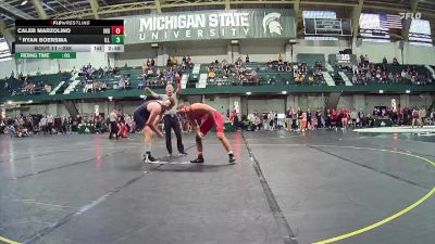 285 lbs Champ. Round 1 - Caleb Marzolino, Indiana vs Ryan Boersma, Illinois