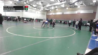 165 lbs Cons. Round 2 - Nicholas Ulloa, Charter Oak vs Saul Santana, Fontana