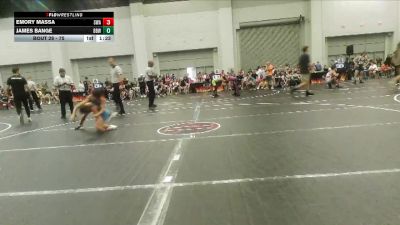 75 lbs Cons. Round 1 - James Bange, Backyard Bullies WC vs Emory Massa, SLATE WRESTLING ACADEMY