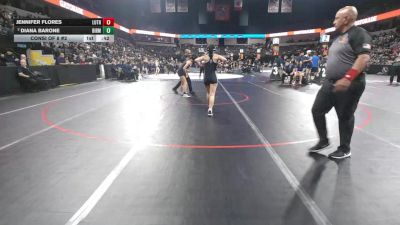 115 lbs Consi Of 8 #2 - Jennifer Flores, Lutheran/Orange (SS) vs Diana Barone, Birmingham (LA)