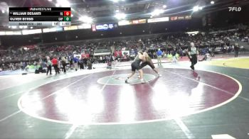 285 lbs Champ. Round 2 - William DeSanti, Forest Grove vs Oliver Byrns, Capital