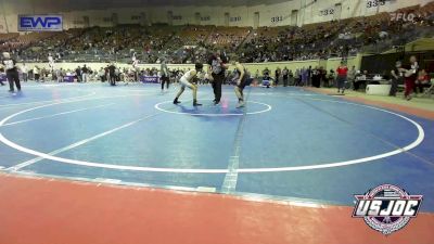 100 lbs Round Of 16 - Brantley Allison, Checotah Matcats vs Benjamin Fisher, Salina Wrestling Club