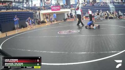 55 lbs Round 6 (8 Team) - Emanuel Salazar, Storm Wrestling Center vs Jack Steiner, Team Operators