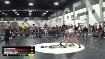 105 lbs Placement Matches (8 Team) - Conner Whitely, Minions Black (GA) vs Jovani Tovar, Rebellion