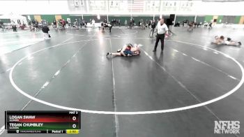 157 lbs Cons. Round 2 - Logan Swaw, Illinois vs Tegan Chumbley, Illinois