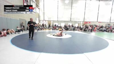 170 lbs 3rd Place Match - Kinsley Prather, Team Idaho Wrestling Club vs Shelby Young, Sugar Salem High School Wrestling