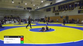 123 lbs Quarterfinal - Czar Quintanilla, University (WA) vs Landon Sidun, Norwin (PA)