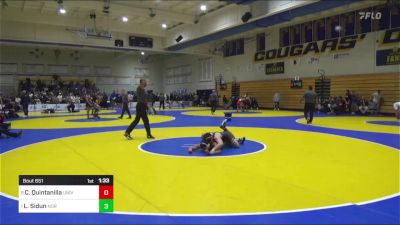 123 lbs Quarterfinal - Czar Quintanilla, University (WA) vs Landon Sidun, Norwin (PA)