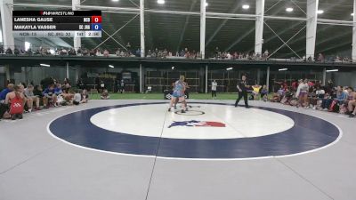 190 lbs LaNesha Gause, North Carolina Blue vs Makayla Vasser, South Carolina J