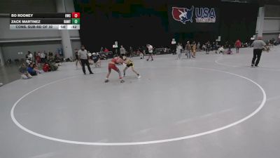 96 lbs Cons. Sub-rd Of 32 - Zack Martinez, B.A.M. Training Center vs Bo Rooney, Outlaw Wrestling Club