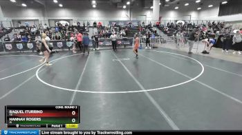 122 lbs Cons. Round 2 - Raquel Iturrino, TX vs Hannah Rogers, IA