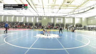 113 lbs Consi Of 8 #2 - Saunder Anastasia, Wilton vs Owen Blair, Newtown