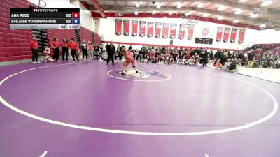117 lbs Finals (8 Team) - Lailanie Vongnakhone, Fresno City College vs Ana Reed, Sacramento City College