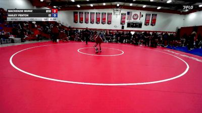 117 lbs Finals (8 Team) - Hailey Fenton, Cerritos College vs Mackenzie Muniz, Mt. San Antonio College