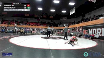 40 lbs 3rd Place - Boston Flinn, Team Worx vs Denver Dudley, Hinton Takedown Club