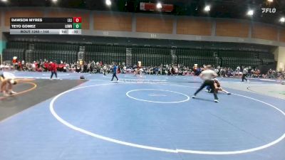 144 lbs Cons. Round 2 - Dawson Myres, Lincoln vs Teyo Gomez, Lowry