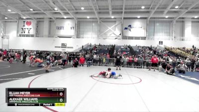 80 lbs Quarterfinal - Elijah Meyer, Nor Tonawaa Wrestling Club vs Alexaer Williams, Grindhouse Wrestling Club