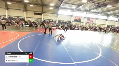 77 lbs Final - Christian Hernandez, Chagolla Trained WC vs Emilio Salcedo, Tucson Cyclones