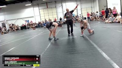 150 lbs Round 3 (8 Team) - Noah Cataldo, 84 Athletes vs Dan Greany, New England Black & Gold