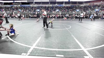 49 lbs Consi Of 8 #1 - Jackson Tasker, Neosho Youth Wrestling vs Zayne Smith, Mountain Home Flyers
