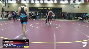 145 lbs Cons. Round 4 - Caleb Olson, Immortal Athletics WC vs Mason Drake, Ubasa Wrestling Academy