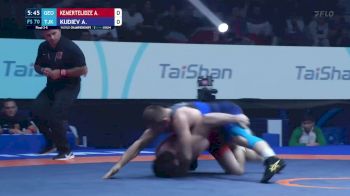 70 kg Final 3-5 - Akaki Kemertelidze, Georgia vs Abdulmazhid Kudiev, Tajikistan