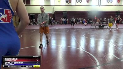 16U-8 lbs Round 2 - Gabe Rubino, Ubasa Wrestling vs Quinlan OConnor, Mount Vernon