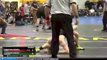 125 lbs Semifinal - Harrison Hadley, Heidelberg vs Christian Merrill, Wabash