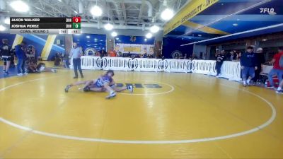 132 lbs Cons. Round 2 - Joshua Perez, Explorer Wrestling Club vs Jaxon Walker, Jensen Beach High School