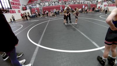 55 lbs Semifinal - Emmett Alvarado, Comanche Takedown Club vs Bowen Leavitt, Ponca City Wildcat Wrestling