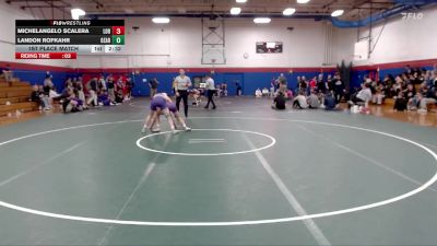 157K 1st Place Match - Landon Rofkahr, University Of The Ozarks vs Michelangelo Scalera, Loras