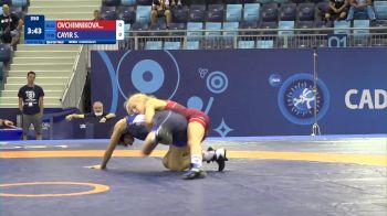 46 kg 1/4 Final - Olga Ovchinnikova, Russia vs Sevval Cayir, Turkey