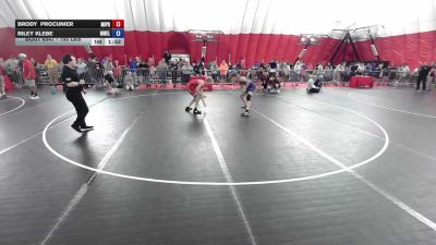 150 lbs Cons. Sub-rd Of 16 - Brody Procunier, Michigan Premier vs Riley Klebe, Mn Elite