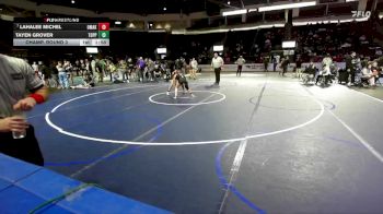 Girls 130 lbs Champ. Round 3 - Lahalee Michel, Omak (Girls) vs Tayen Grover, Toppenish (Girls)