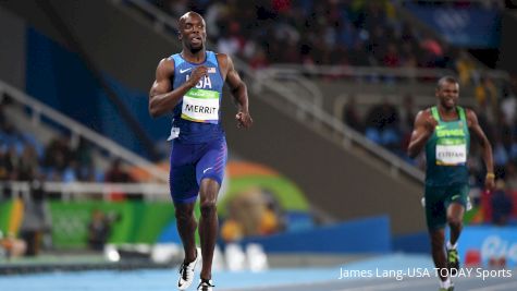 LaShawn Merritt Lone American in 400m Olympic Final