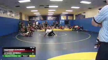 106 lbs Champ. Round 3 - Alexander Schnobrick, Olympic Heights vs Uy`Kwon Wimberly, Florida Scorpions
