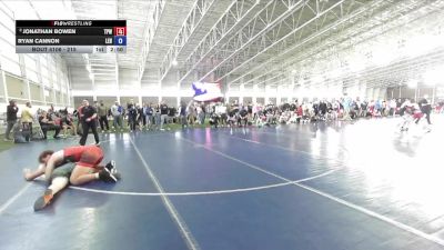 215 lbs Quarterfinal - Jonathan Bowen, Team Prestige Wrestling vs Ryan Cannon, Lehi