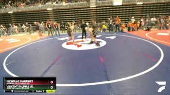 165 lbs Cons. Semi - Nicholas Martinez, Natrona Colts Wrestling vs Vincent Salinas Jr., Worland Wrestling Club