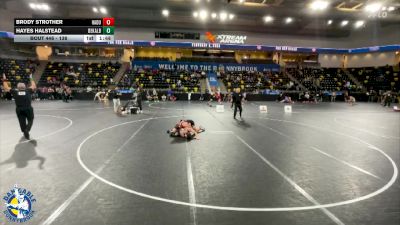 138 lbs Cons. Round 1 - Hayes Halstead, DeKalb vs Brody Strother, Hampton-Dumont-CAL