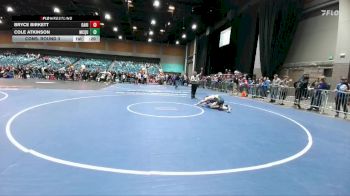 157 lbs Cons. Round 3 - Bryce Birkett, Oak Ridge vs Cole Atkinson, Mcqueen