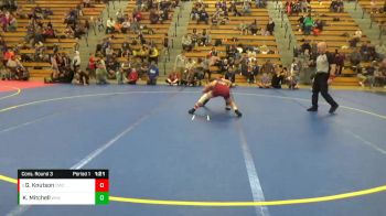 105 lbs Cons. Round 3 - Gavin Knutson, Outlaw Wrestling Club vs Kaden Mitchell, Waukon Indian Wrestling