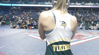 6A - 107 lbs Cons. Semi - Sydney Martin, Central Cabarrus High School vs Sarah Frye, Middle Creek High School