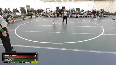 190 lbs Round 4 (6 Team) - Lily Watts, Hastings vs Maya Schmidt, Bemidji