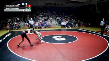 114 lbs 1st Place Match - Michael Johnson, West Allegheny Hs vs Bennett Ferraro, Pine-Richland Hs