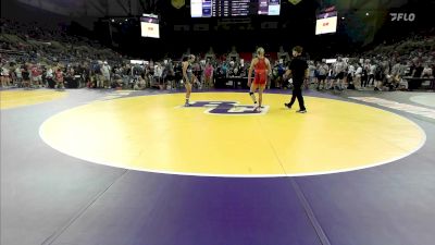 130 lbs Cons 32 #1 - Ruby Dominguez, CA vs Molly O'Connor, IL