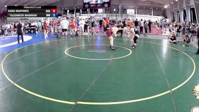 170 lbs Semis - Sara Martinez, Beat The Streets Chicago-Midway vs Elizabeth Madison, Ohio