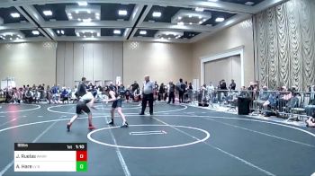 98 lbs Quarterfinal - Josiah Ruelas, Warriors Wr Acd vs Aaron Hare, LV Bear WC