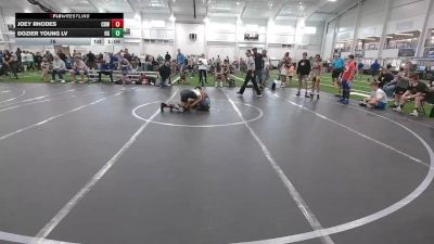 76 lbs Round 1 (10 Team) - Joey Rhodes, CrossRoads Wrestling vs Dozier Young LV, Ohio Gold