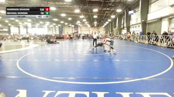 126 lbs Rr Rnd 1 - Harrison Spadoni, Team Germantown vs Michael Worsen, Freakztyle Wrecking Crew