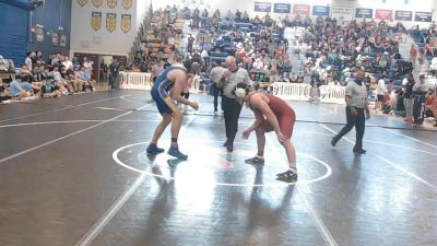 215 lbs Semifinals (8 Team) - Jeremiah Chavis, Lake Gibson vs Milo Moreno, Charlotte Hs